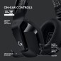 Logitech G G733 LIGHTSPEED Wireless RGB Gaming Headset Trådløs Høretelefoner Sort Logitech G G733 LIGHTSPEED Wireless RGB Gaming Headset Trådløs Høretelefoner Sort
